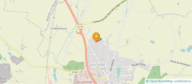 localisation de l'entreprise YAMALI  SAINT-LEGER-SOUS-CHOLET