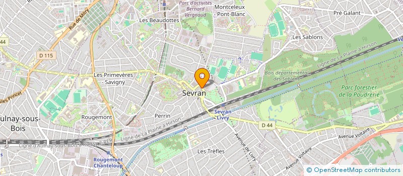 localisation de l'entreprise YAMAN à SEVRAN