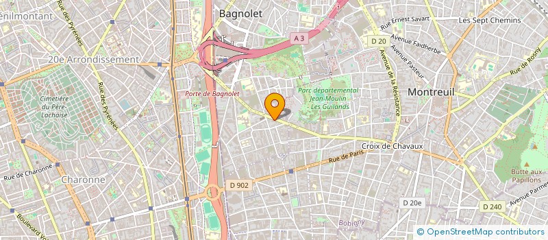 localisation de l'entreprise YAMAPPS CONSULTING à BAGNOLET