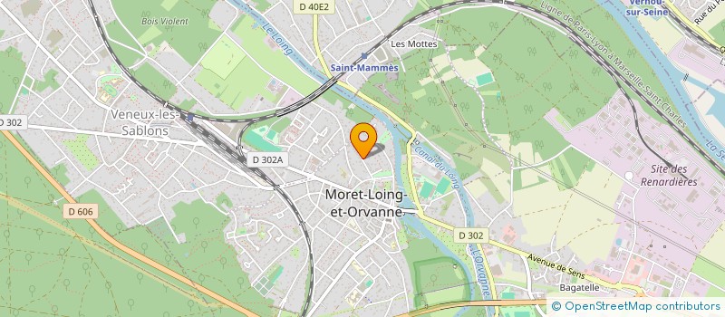 localisation de l'entreprise YAMAS  MORET-LOING-ET-ORVANNE