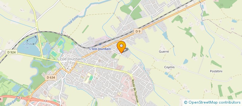 localisation de l'entreprise YAMAS à L'ISLE-JOURDAIN