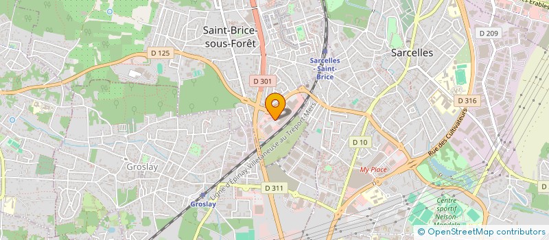 localisation de l'entreprise YAMASI  ST BRICE SOUS FORET