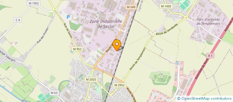 localisation de l'entreprise YAMAT à SECLIN