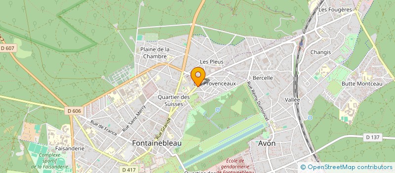 localisation de l'entreprise YAMATHO  FONTAINEBLEAU