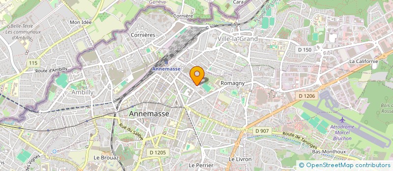 localisation de l'entreprise YAMAY APPARTS à ANNEMASSE