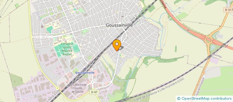 localisation de l'entreprise YAMB DRIVER  GOUSSAINVILLE