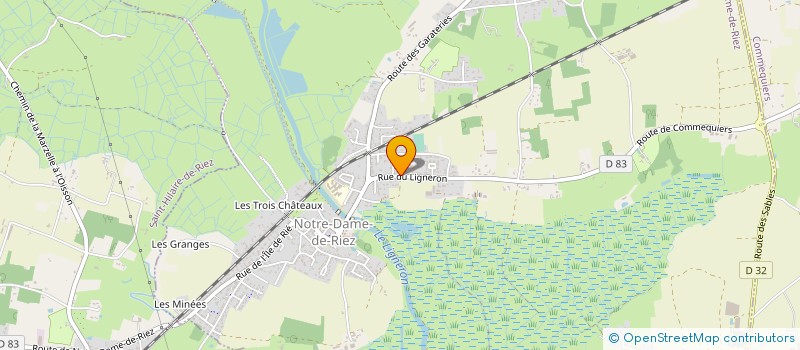 localisation de l'entreprise YAME à NOTRE-DAME-DE-RIEZ