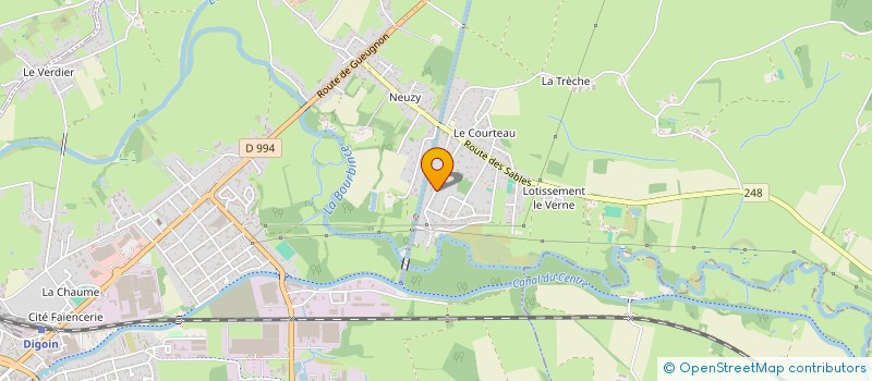 localisation de l'entreprise YAME PRODUCTION  DIGOIN