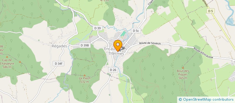 localisation de l'entreprise YAMEN TRANSPORT  ENCAUSSE-LES-THERMES