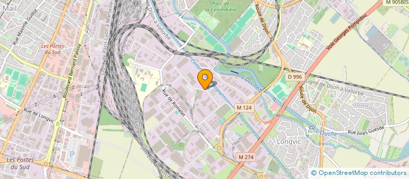 localisation de l'entreprise YAMENA à LONGVIC