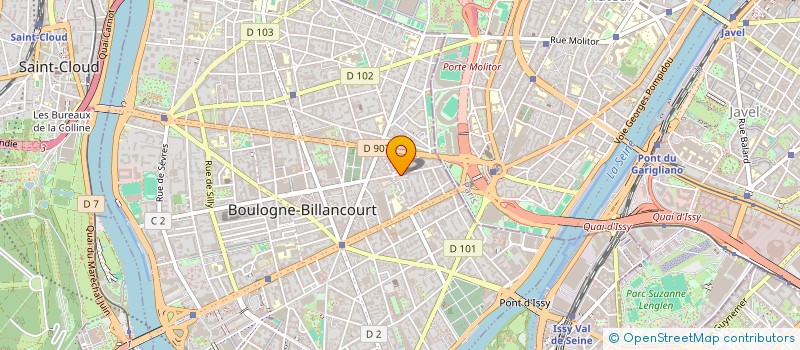 localisation de l'entreprise YAMEO  BOULOGNE-BILLANCOURT