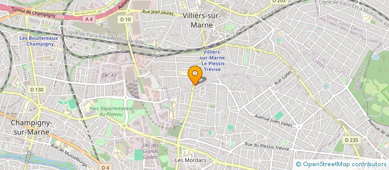 localisation de l'entreprise YAMGCONS  VILLIERS-SUR-MARNE