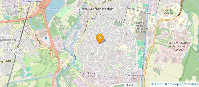 localisation de l'entreprise YAMI  ILLKIRCH-GRAFFENSTADEN
