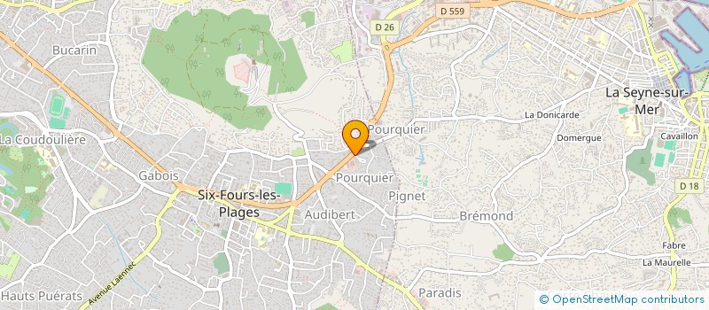 localisation de l'entreprise YAMI à SIX-FOURS-LES-PLAGES