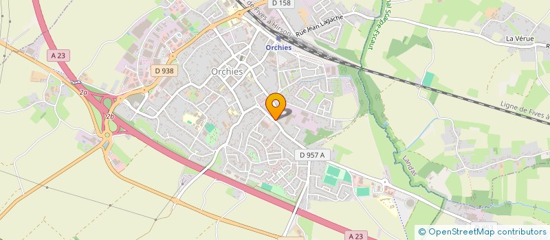 localisation de l'entreprise YAMI  ORCHIES