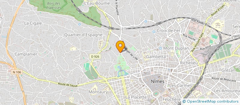 localisation de l'entreprise YAMI  NIMES