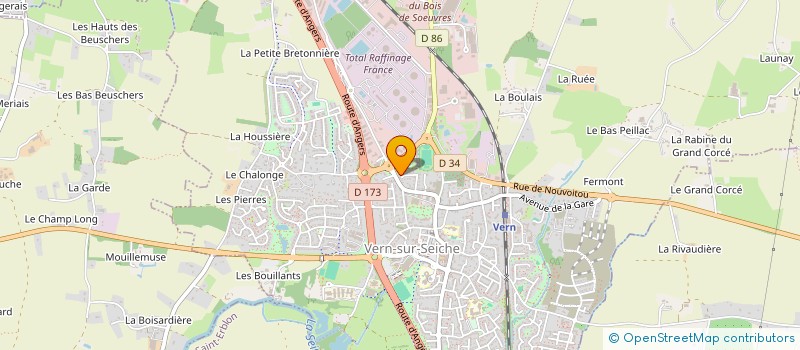 localisation de l'entreprise YAMI  VERN-SUR-SEICHE