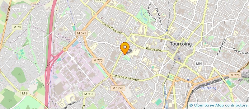 localisation de l'entreprise YAMI DISTRIB  TOURCOING