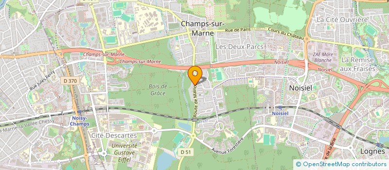 localisation de l'entreprise YAMIN INVESTISSEMENT  CHAMPS-SUR-MARNE