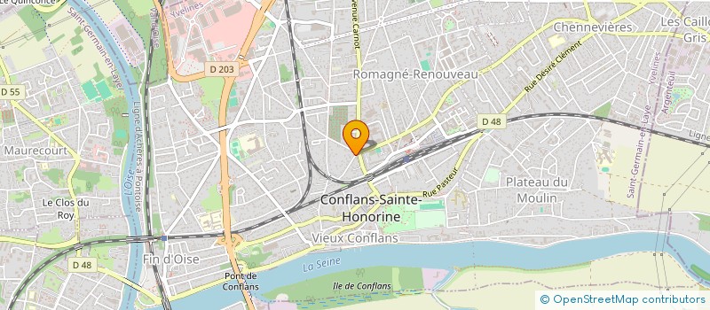 localisation de l'entreprise YAMINA à CONFLANS-SAINTE-HONORINE