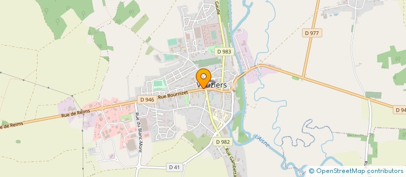 localisation de l'entreprise YAMINE PIZZA à VOUZIERS