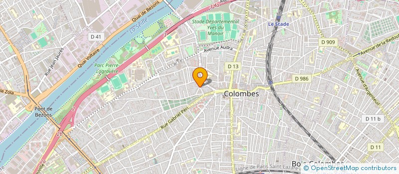 localisation de l'entreprise YAMNI CONSULT à COLOMBES