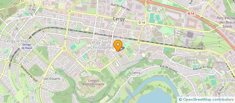 localisation de l'entreprise YAMO  CERGY