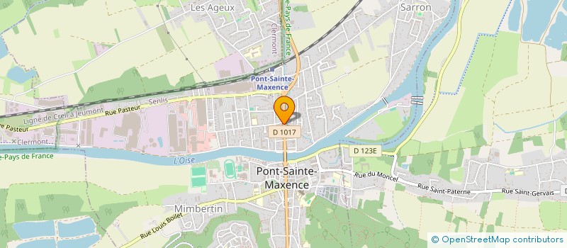 localisation de l'entreprise YAMTAE  PONT STE MAXENCE