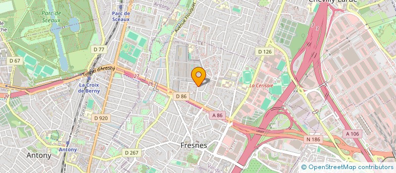 localisation de l'entreprise YAMTECH à FRESNES