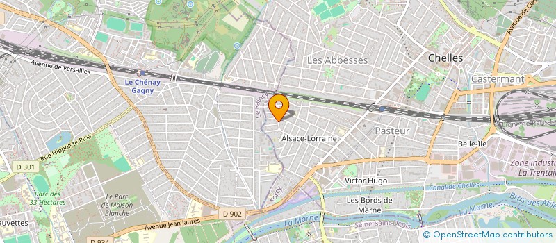 localisation de l'entreprise YAN  CHELLES