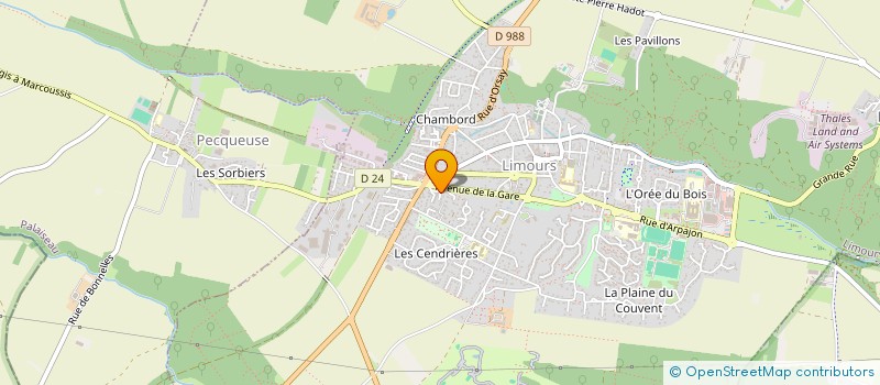 localisation de l'entreprise YAN COKS ACADEMY  LIMOURS