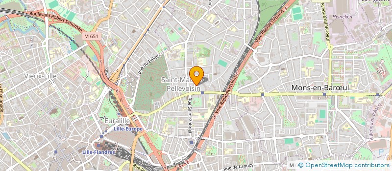 localisation de l'entreprise YAN - DA SILVA  LILLE