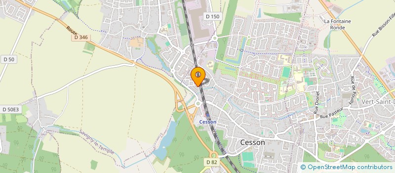 localisation de l'entreprise YAN DRIVE 77  CESSON