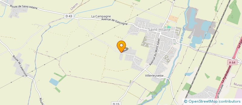 localisation de l'entreprise YAN'ELEC SUD  SAINT-HILAIRE