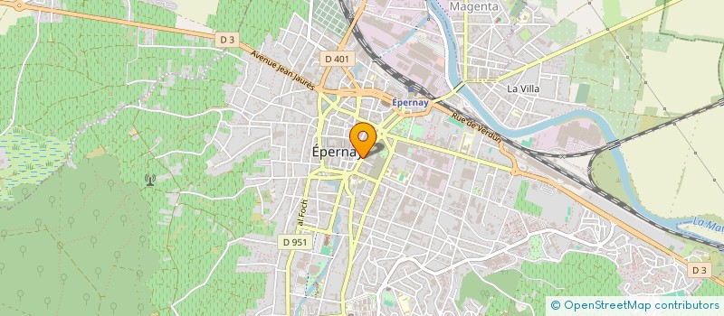 localisation de l'entreprise YAN - HUANG  EPERNAY