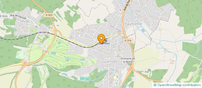 localisation de l'entreprise YAN'S DECO  LUZARCHES