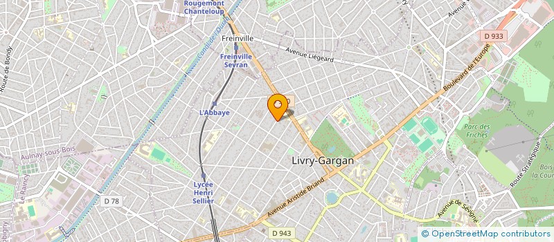 localisation de l'entreprise YAN TRANS à LIVRY-GARGAN