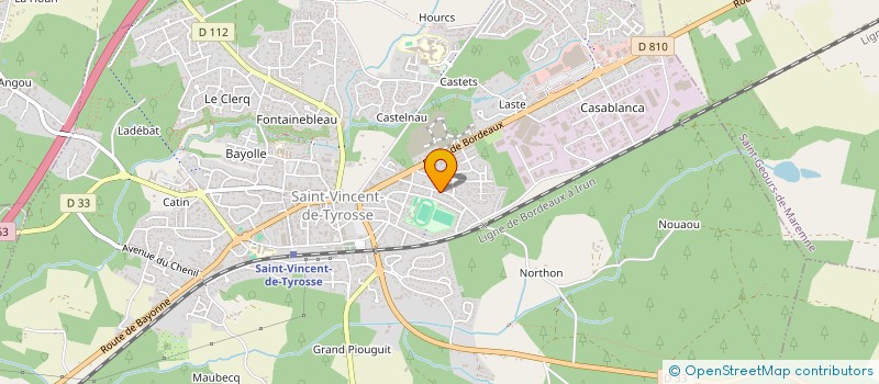 localisation de l'entreprise YANA à SAINT-VINCENT-DE-TYROSSE