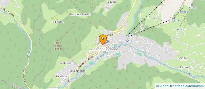 localisation de l'entreprise YANA  LE GRAND-BORNAND