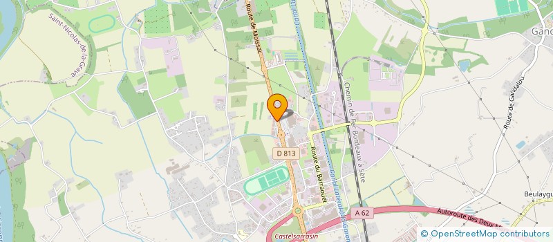 localisation de l'entreprise YANA à CASTELSARRASIN