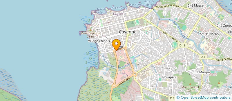 localisation de l'entreprise YANA CONSULTING  CAYENNE