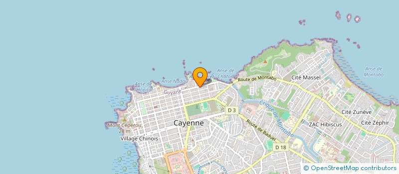 localisation de l'entreprise YANA DISTRI  CAYENNE