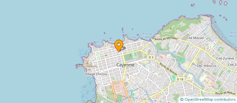 localisation de l'entreprise YANA EXPRESS SERVICE  CAYENNE