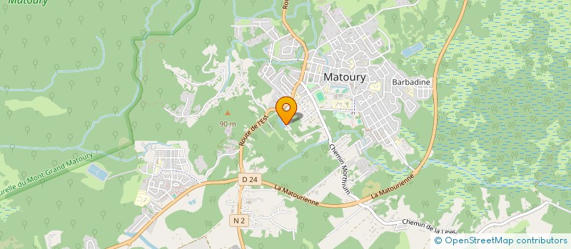 localisation de l'entreprise YANA FITNESS à MATOURY