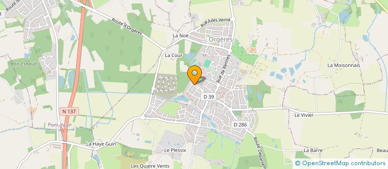 localisation de l'entreprise YANA INVST 04  ORGERES