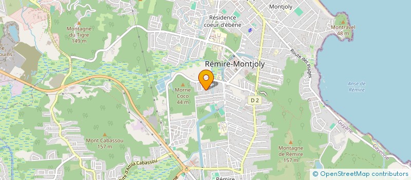 localisation de l'entreprise YANA VISION  REMIRE MONTJOLY