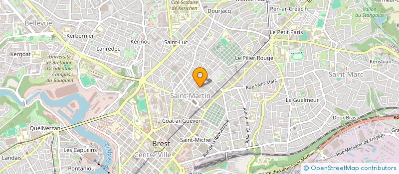 localisation de l'entreprise YANAD à BREST