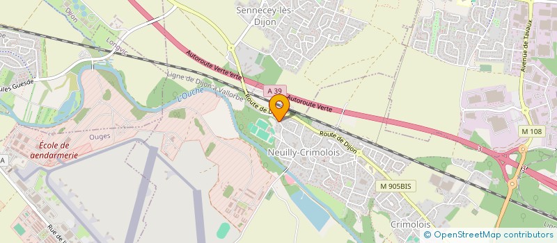 localisation de l'entreprise YANAEL BIS  NEUILLY-CRIMOLOIS