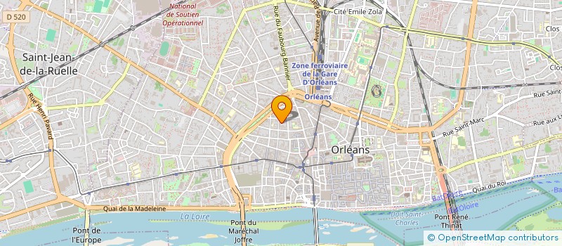 localisation de l'entreprise YANAI LAB à ORLEANS