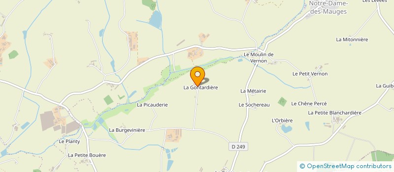 localisation de l'entreprise YANAMA  BEAUPREAU-EN-MAUGES